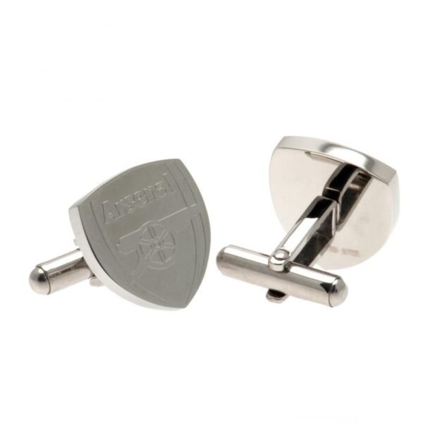 Official Arsenal FC Stainless Steel Formed Cufflinks Official Arsenal FC Stainless Steel Formed Cufflinks
