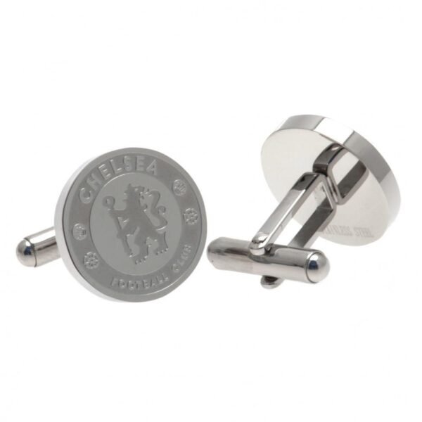 Official Chelsea FC Stainless Steel Formed Cufflinks Official Chelsea FC Stainless Steel Formed Cufflinks