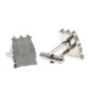 Official Manchester City FC Stainless Steel Formed Retro Cufflinks Official Manchester City FC Stainless Steel Formed Retro Cufflinks