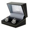 Official Newcastle United FC Stainless Steel Formed Cufflinks Official Newcastle United FC Stainless Steel Formed Cufflinks