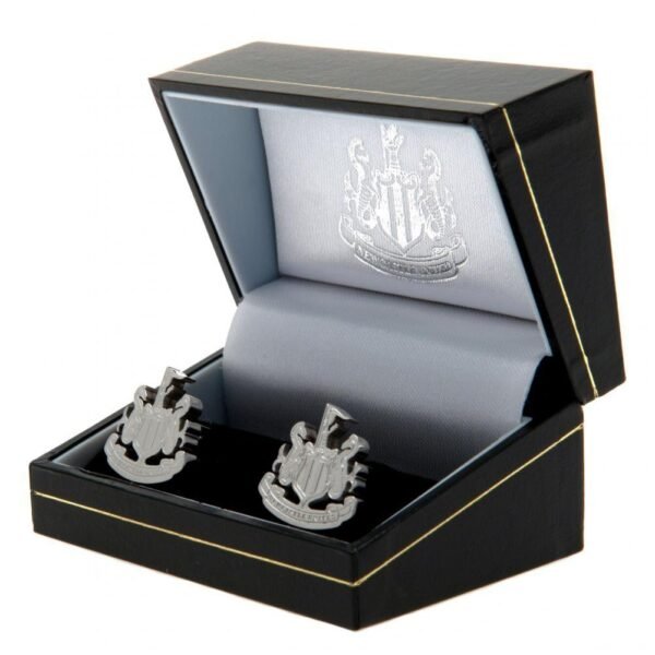 Official Newcastle United FC Stainless Steel Formed Cufflinks Official Newcastle United FC Stainless Steel Formed Cufflinks
