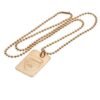 Official Arsenal FC Gold Plated Dog Tag & Chain Official Arsenal FC Gold Plated Dog Tag & Chain