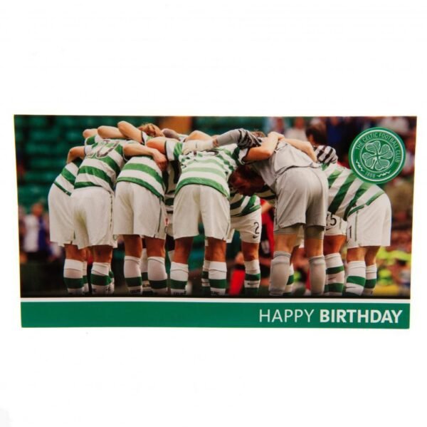 36307-Celtic-FC-Birthday-Card-Huddle-1-1 Official Celtic FC Huddle Birthday Card