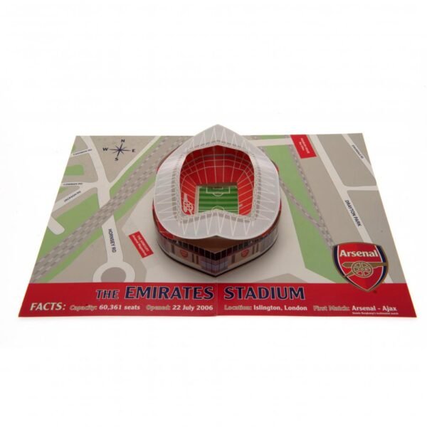 3848-Arsenal-FC-Pop-Up-Birthday-Card-1-1 Official Arsenal FC Pop-Up Birthday Card