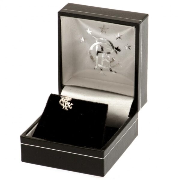 Official Rangers FC Scroll Crest Sterling Silver Stud Earring Official Rangers FC Scroll Crest Sterling Silver Stud Earring