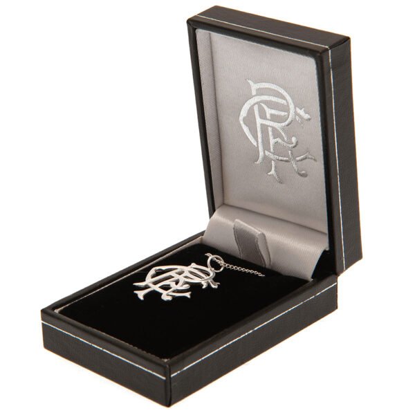 Official Rangers FC Sterling Silver Pendant & Chain Large Official Rangers FC Sterling Silver Pendant & Chain Large