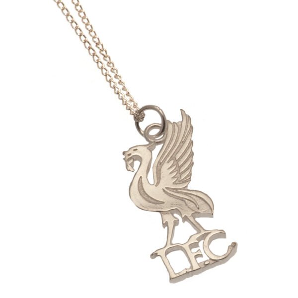 Official Liverpool FC Sterling Silver Pendant & Chain LB Official Liverpool FC Sterling Silver Pendant & Chain LB