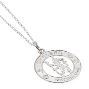 Official Chelsea FC Sterling Silver Pendant & Chain Official Chelsea FC Sterling Silver Pendant & Chain