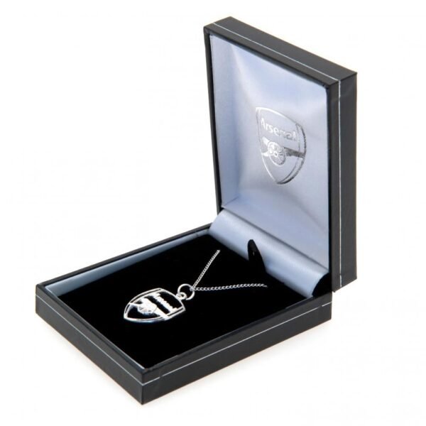 Official Arsenal FC Sterling Silver Pendant & Chain