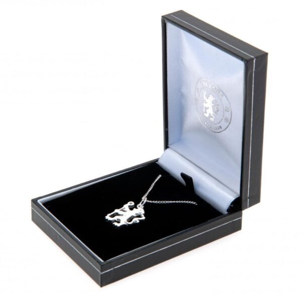 Official Chelsea FC Sterling Silver Pendant & Chain LN Official Chelsea FC Sterling Silver Pendant & Chain LN