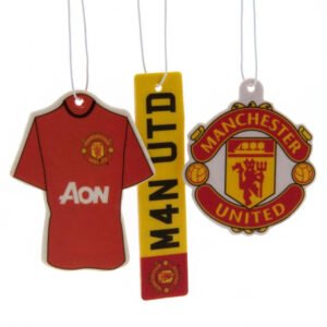Official Manchester United FC 3pk Air Freshener Official Manchester United FC 3pk Air Freshener