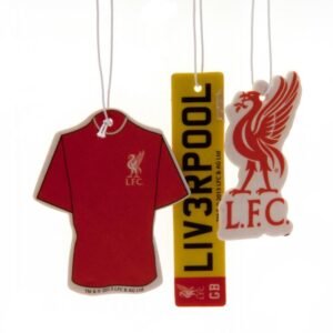 Official Liverpool FC Liverbird 3pk Air Freshener Official Liverpool FC Liverbird 3pk Air Freshener