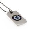 Official Chelsea FC Colour Crest Dog Tag & Chain Official Chelsea FC Colour Crest Dog Tag & Chain