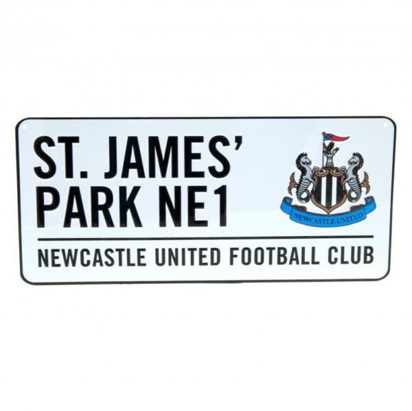 Official Newcastle United FC Large Crest Street Sign