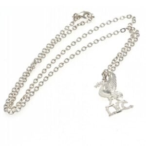 Official Liverpool FC Silver Plated Pendant & Chain LB Official Liverpool FC Silver Plated Pendant & Chain LB