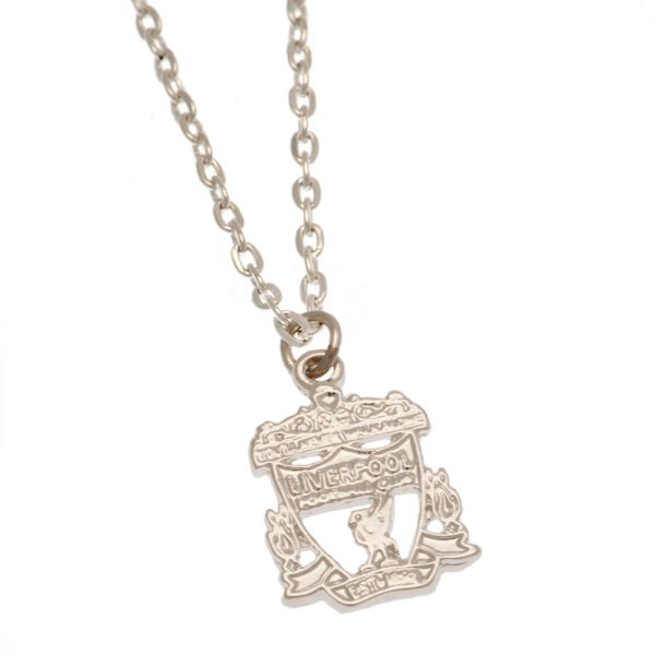 Official Liverpool FC Silver Plated Pendant & Chain Official Liverpool FC Silver Plated Pendant & Chain