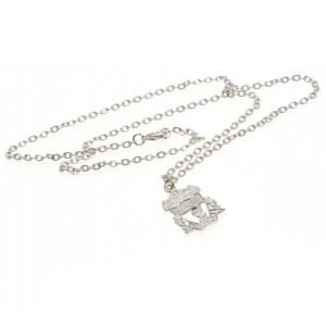 Official Liverpool FC Silver Plated Pendant & Chain Official Liverpool FC Silver Plated Pendant & Chain
