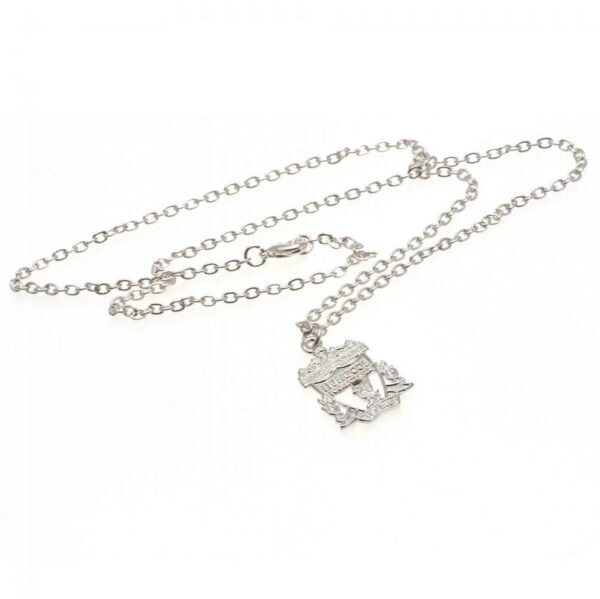 Official Liverpool FC Silver Plated Pendant & Chain Official Liverpool FC Silver Plated Pendant & Chain
