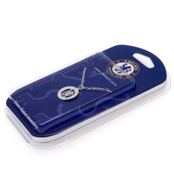 Official Chelsea FC Silver Plated Pendant & Chain Official Chelsea FC Silver Plated Pendant & Chain