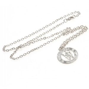 Official Chelsea FC Silver Plated Pendant & Chain Official Chelsea FC Silver Plated Pendant & Chain