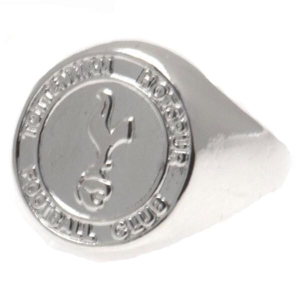 5980-Tottenham-Hotspur-FC-Silver-Plated-Crest-Ring-2 Official Tottenham Hotspur FC Silver Plated Crest Ring Large