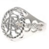 5986-Rangers-FC-Silver-Plated-Crest-Ring-2 Official Rangers FC Silver Plated Crest Ring Medium