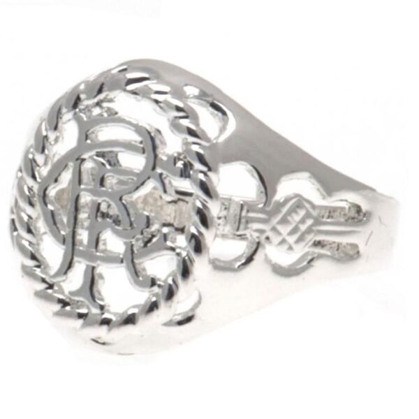 5986-Rangers-FC-Silver-Plated-Crest-Ring-2 Official Rangers FC Silver Plated Crest Ring Medium