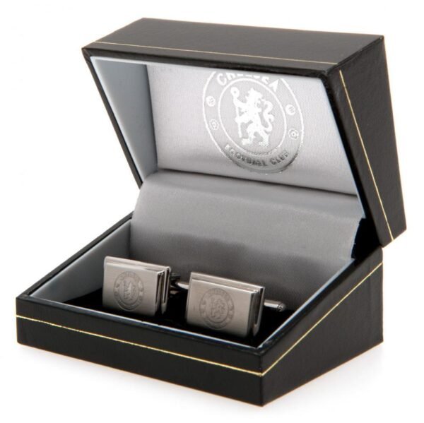 Official Chelsea FC Stainless Steel Cufflinks Official Chelsea FC Stainless Steel Cufflinks