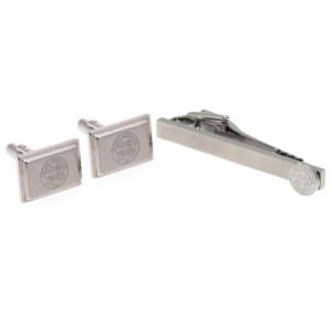 Official Celtic FC Tie Slide & Cufflink Set Official Celtic FC Tie Slide & Cufflink Set