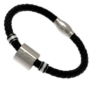 Official Tottenham Hotspur FC Colour Ring Leather Bracelet Official Tottenham Hotspur FC Colour Ring Leather Bracelet