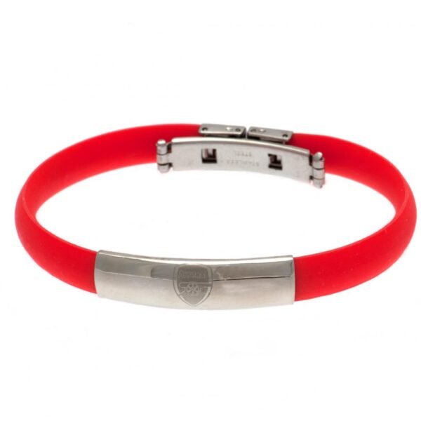 Official Arsenal FC Colour Silicone Bracelet Official Arsenal FC Colour Silicone Bracelet
