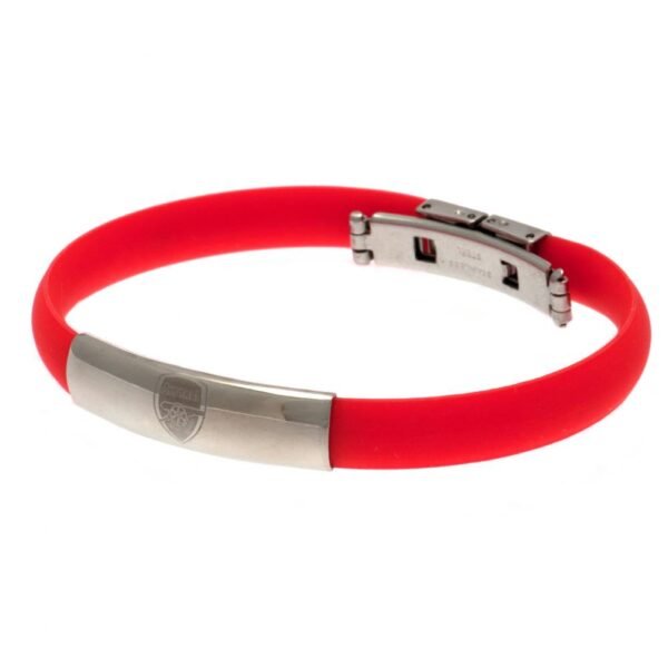 Official Arsenal FC Colour Silicone Bracelet Official Arsenal FC Colour Silicone Bracelet