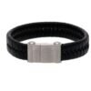 Official Leicester City FC Single Plait Leather Bracelet Official Leicester City FC Single Plait Leather Bracelet