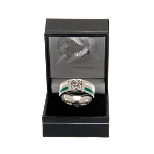 66026-Celtic-FC-Colour-Stripe-Ring-1 Official Celtic FC Colour Stripe Ring Medium