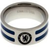 Official Chelsea FC Colour Stripe Ring Small Official Chelsea FC Colour Stripe Ring Small