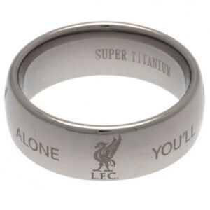 Official Liverpool FC Super Titanium Ring Small
