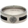 Official Celtic FC Black Inlay Ring Small