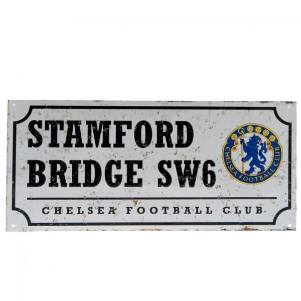 Official Chelsea FC Retro Street Sign Official Chelsea FC Retro Street Sign