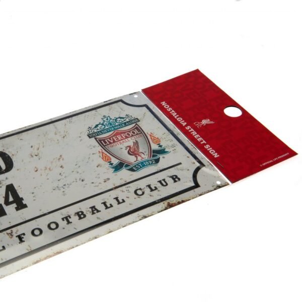 Official Liverpool FC Retro Street Sign Official Liverpool FC Retro Street Sign