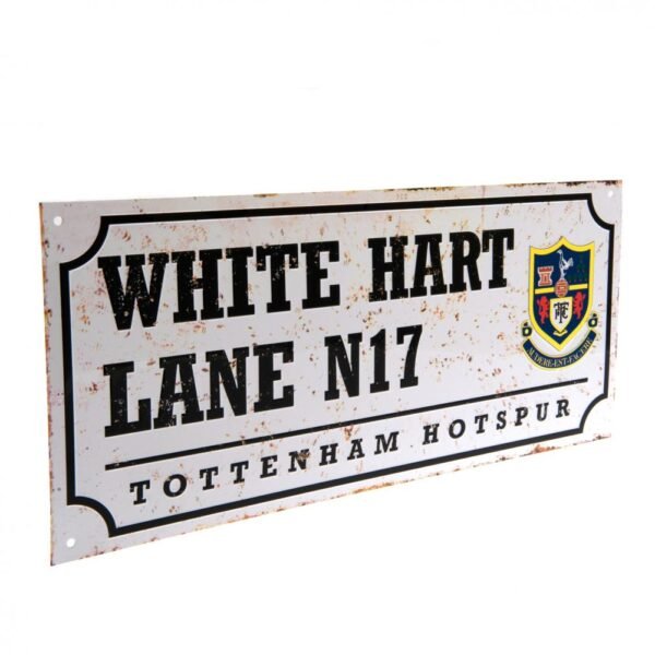Official Tottenham Hotspur FC Retro Street Sign Official Tottenham Hotspur FC Retro Street Sign