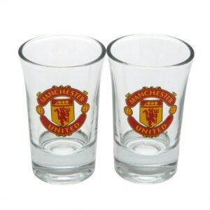 70719-Manchester-United-FC-2pk-Shot-Glass-Set-2 Official Manchester United FC 2pk Shot Glass Set