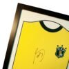 Official Brasil Socrates Signed Shirt Silhouette Official Brasil Socrates Signed Shirt Silhouette