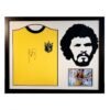 Official Brasil Socrates Signed Shirt Silhouette Official Brasil Socrates Signed Shirt Silhouette