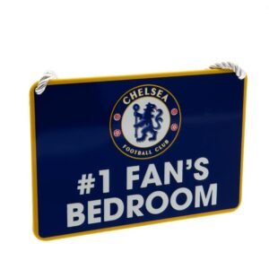 Official Chelsea FC Bedroom Sign No1 Fan Official Chelsea FC Bedroom Sign No1 Fan