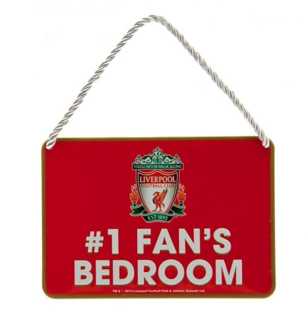 Official Liverpool FC Bedroom Sign No1 Fan Official Liverpool FC Bedroom Sign No1 Fan