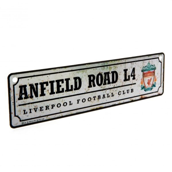 Official Liverpool FC Retro Window Sign Official Liverpool FC Retro Window Sign