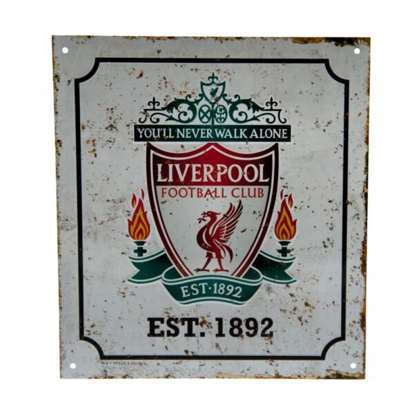 Official Liverpool FC Retro Logo Sign Official Liverpool FC Retro Logo Sign