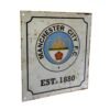 Official Manchester City FC Retro Logo Sign Official Manchester City FC Retro Logo Sign