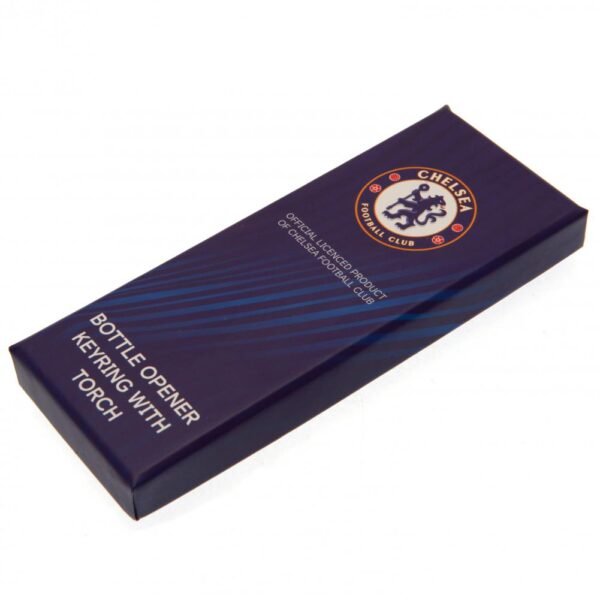 Official Chelsea FC Keyring Torch Bottle Opener Official Chelsea FC Keyring Torch Bottle Opener