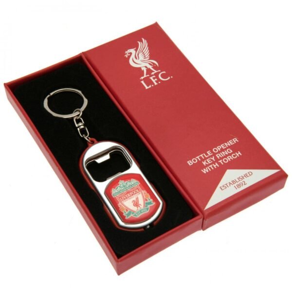 Official Liverpool FC Keyring Torch Bottle Opener Official Liverpool FC Keyring Torch Bottle Opener